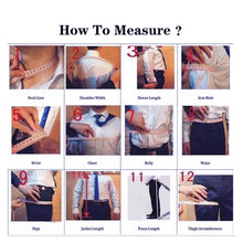 Load image into Gallery viewer, Men's Houndstooth Plaid Tuxedo Attire Customized 3 Piece Sets