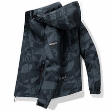 Load image into Gallery viewer, Camouflage Puffer Cargo Jackets Men Work Coats