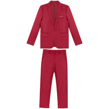 Load image into Gallery viewer, Men Long Sleeve Lapel Blazer Jacket with Pants