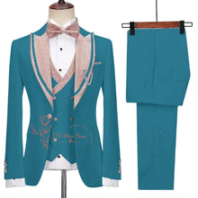 Load image into Gallery viewer, 3-Piece Jacket Vest Pants Suit