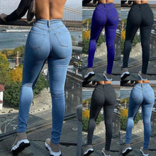 Load image into Gallery viewer, New Stretch Skinny Mid Waist Jeans