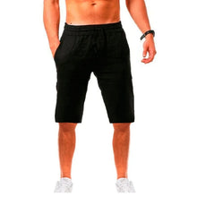 Lade das Bild in den Galerie-Viewer, New Men's Cotton Linen Shorts Fitness Streetwear S-4XL