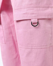 Lade das Bild in den Galerie-Viewer, Women's Cargo Pocket Design Cuff Suspenders Pants