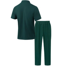 Load image into Gallery viewer, Men's Summer Fashion Comfortable Casual Sports Two-Piece Suit Workwear Shirt And Pants Set Short Sleeve Shirt