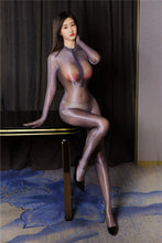 Load image into Gallery viewer, Sexy Women High Elastic Slip Shiny Slimming Tights Full Body Leotard Shaper Jumpsuit