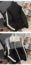 Load image into Gallery viewer, Men's Zip Up Reversible Long Sleeve Jacket