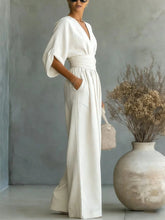 Load image into Gallery viewer, Women V-neck Jumpsuits forOffusers Overalls Vacation Outfit New