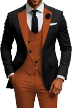 Load image into Gallery viewer, Mens Slim Fit Double Breasted Suit