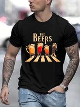 Lade das Bild in den Galerie-Viewer, The Beers Printing Men Tee Shirts