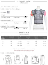 Lade das Bild in den Galerie-Viewer, Weird Puss See Through Numeral Print Short Sleeve Crop Top