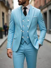 Load image into Gallery viewer, Single Breasted Men's 3 Piece Set