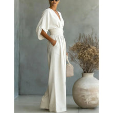 Load image into Gallery viewer, Women V-neck Jumpsuits forOffusers Overalls Vacation Outfit New