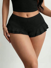 Load image into Gallery viewer, Women High Waist Ruffle Layered Shorts