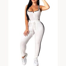 Load image into Gallery viewer, Sleeveless Cut Out Bodysuit & High Waist Stretchy Pants