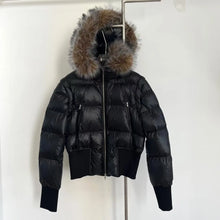 Load image into Gallery viewer, Women's Stylish and Sophisticated, Featuring Detachable Sleeves and a Large Fur Collar. Jacket
