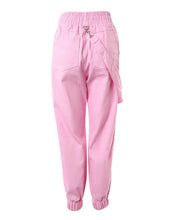 Lade das Bild in den Galerie-Viewer, Women's Cargo Pocket Design Cuff Suspenders Pants