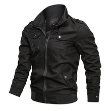 Load image into Gallery viewer, 2023 new Pilot Bomber Jacket Coats Mens Cotton Cargo Jackets With Zipper Pockets Retro Casual Work Jacket Male Clothing Outwear