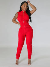 Load image into Gallery viewer, Sleeveless Zip Up Chic and Elegant Woman Jumpsuit
