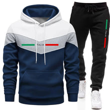 Load image into Gallery viewer, Casual Mens Tracksuit Print Sweatshirts Outdoors Fitness Sports Jogging Mens Clothing Hot Sales Warm Single Piece Hoodie Pants