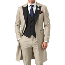 Load image into Gallery viewer, 3 Piece Mens Tailcoat Slim Fit Double breasted Suit