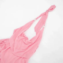 Load image into Gallery viewer, Sexy Chiffon Women Backless Halter Sleeveless V Neck Jumpsuit