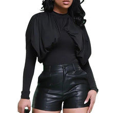 Load image into Gallery viewer, Women's Faux Leather Shorts