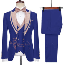 Load image into Gallery viewer, 3-Piece Jacket Vest Pants Suit
