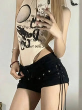 Load image into Gallery viewer, Women Skinny Creativity Lace-up Shorts