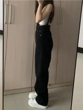 Load image into Gallery viewer, Ulzzang High Street Ins Letter Loose Retro Overalls Chic Girls