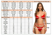 Lade das Bild in den Galerie-Viewer, Colorful Halter Strappy High Leg Cut Bikini Set