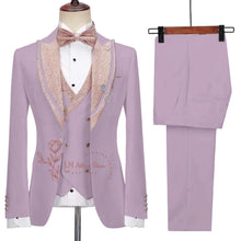 Load image into Gallery viewer, 3-Piece Jacket Vest Pants Suit