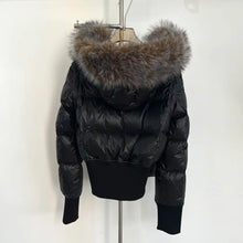 Load image into Gallery viewer, Women's Stylish and Sophisticated, Featuring Detachable Sleeves and a Large Fur Collar. Jacket