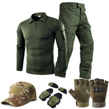 Load image into Gallery viewer, Tactical Uniform Suits Milit Outdoor Camouflage Suit Hunting Shirts Pants Fish Trainning Airsoft Paintball Clothes Sets