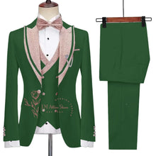 Load image into Gallery viewer, 3-Piece Jacket Vest Pants Suit