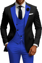 Load image into Gallery viewer, Mens Slim Fit Double Breasted Suit