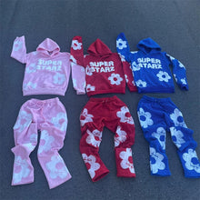 Load image into Gallery viewer, Men Clothing Embroidery Sweatshirt Pant Sets
