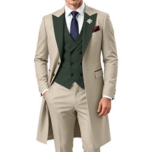 Load image into Gallery viewer, 3 Piece Mens Tailcoat Slim Fit Double breasted Suit
