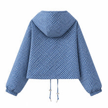 Load image into Gallery viewer, Women's Plaid Hooded Elegant Jacket