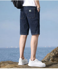 Load image into Gallery viewer, Men's Shorts Summer Thin Stretch Versatile Casual Denim Shorts Cotton Breathable Straight Short Jeans Classic Male Clothing