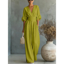 Load image into Gallery viewer, Women V-neck Jumpsuits forOffusers Overalls Vacation Outfit New