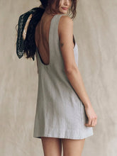 Load image into Gallery viewer, Elegant Solid Color Female Sleeveless Vest Dresses