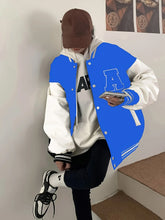 Load image into Gallery viewer, Women Bomber Baseball Oversize Varsity Jacket