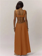 Load image into Gallery viewer, 2026 Backless Jumpsuits For Woman Jumpsuit Sling Hollow Out Slim Solid Color Sleeveless Casual Elegant Temperament Simple Style