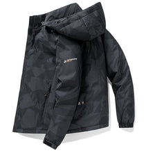 Load image into Gallery viewer, Camouflage Puffer Cargo Jackets Men Work Coats