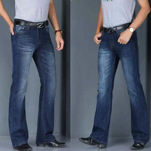 Load image into Gallery viewer, Men's Flared Boot Cut Designer Classic Jeans
