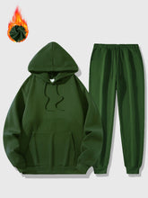 Load image into Gallery viewer, Men's Sports 2-piece Solid Color Casual Set