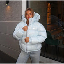 Load image into Gallery viewer, Women's Hood Casual Stand Collar Zipper Long Sleeve Jacket