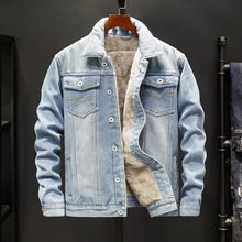 Lade das Bild in den Galerie-Viewer, Denim Men Casual Loose Jacket