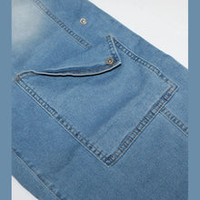 Load image into Gallery viewer, High Waisted Zip Denim Pockets Cargo Jeans Jumpsuits
