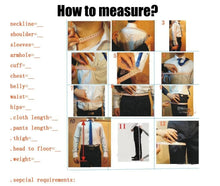 Load image into Gallery viewer, Men's Summer 3-Piece Tailcoat Suit